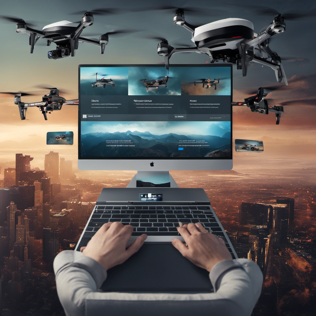 An image of a website screen with a drone video playing in the background