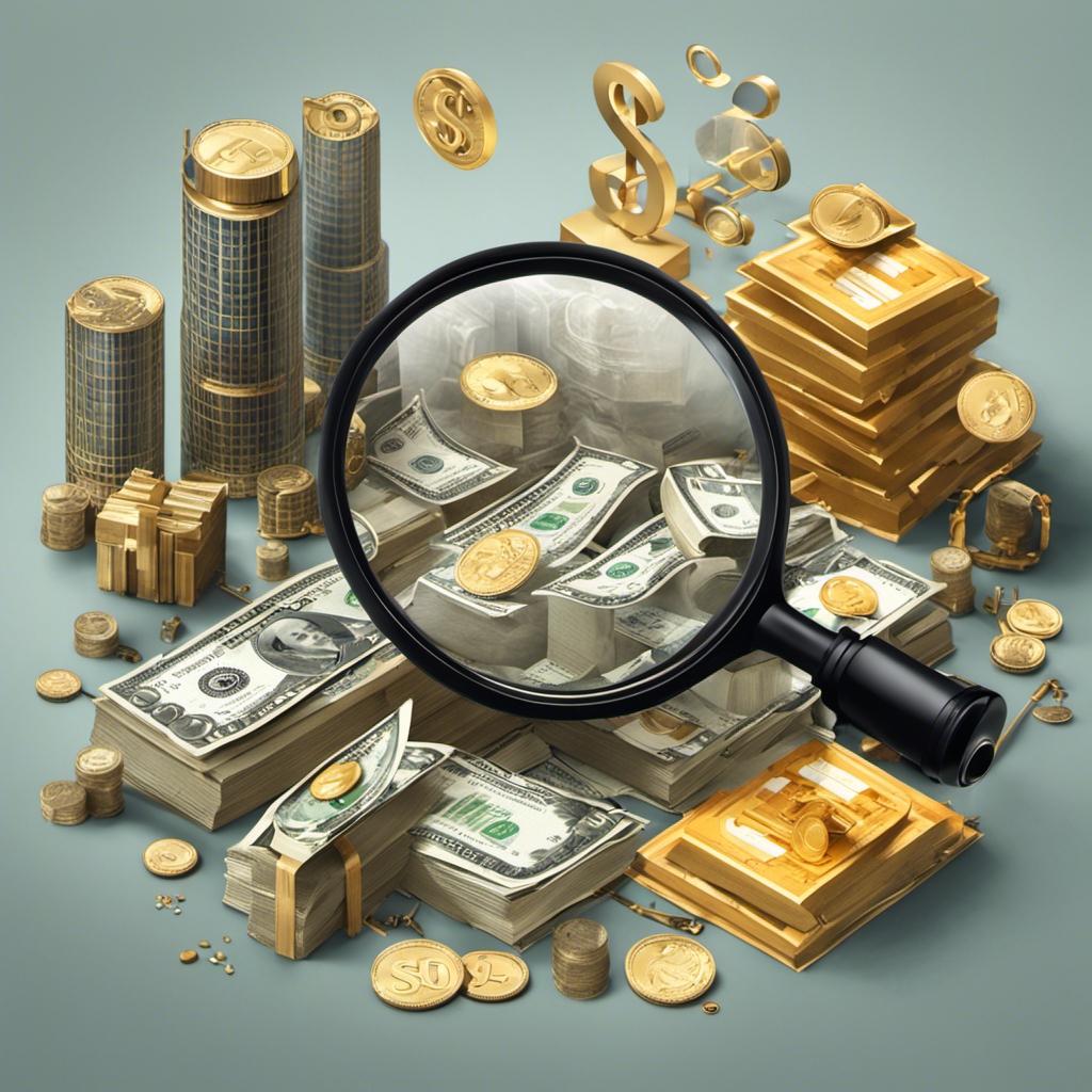 An image showcasing a diverse range of elements, such as a magnifying glass, dollar signs, website analytics graphs, and a price tag, symbolizing the intricate link between SEO strategies and their varying costs