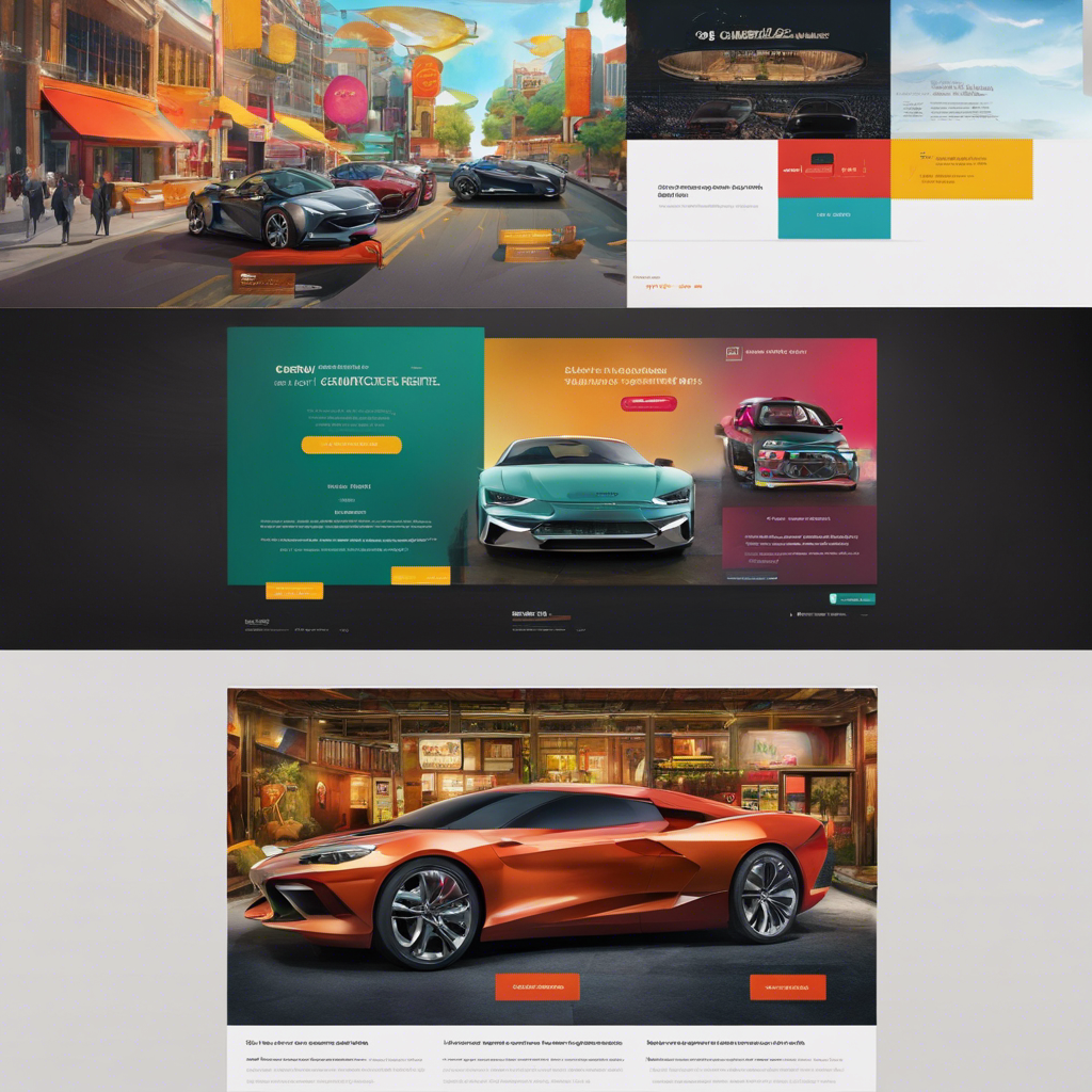 An image featuring a split-screen: on the left, a cluttered and outdated website with slow loading time, and on the right, a sleek, modern website with intuitive navigation and vibrant visuals, highlighting the impact of a website on customer perceptions